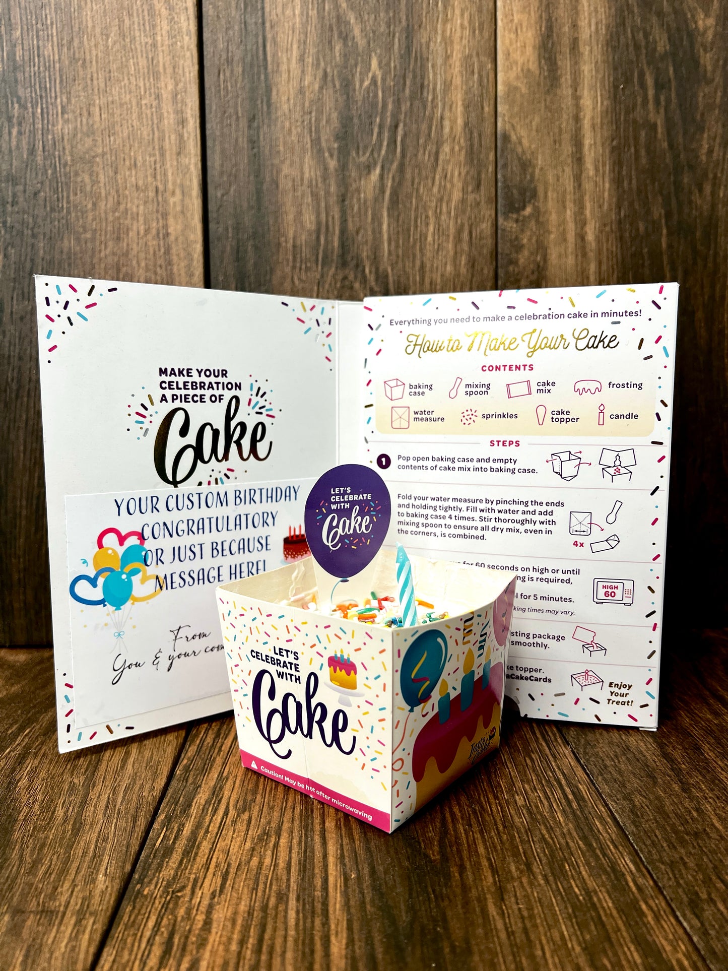 Mini Cake Celebration Cards