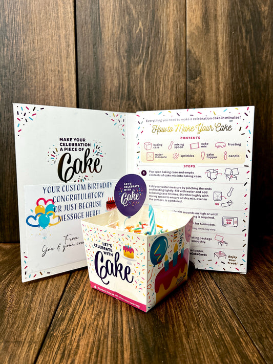 Mini Cake Celebration Cards