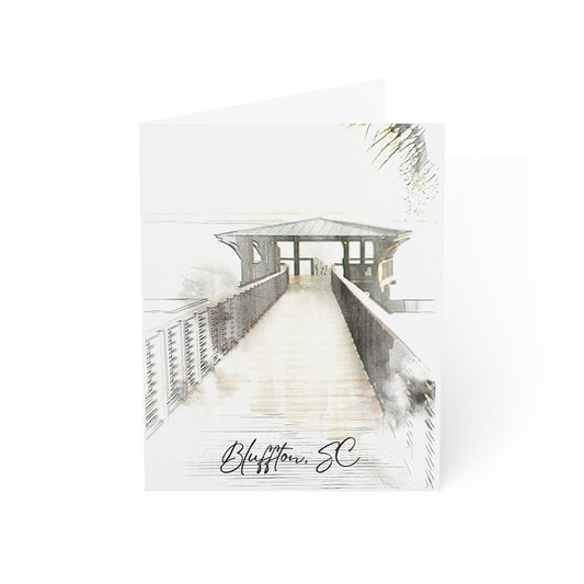 Calhoun Street Dock Greeting Cards