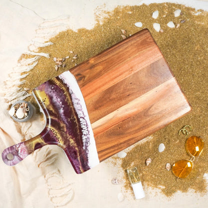 Customizable Resin Art Acacia Wooden Cutting Boards