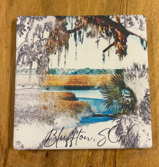 May River Ceramic Coaster Set