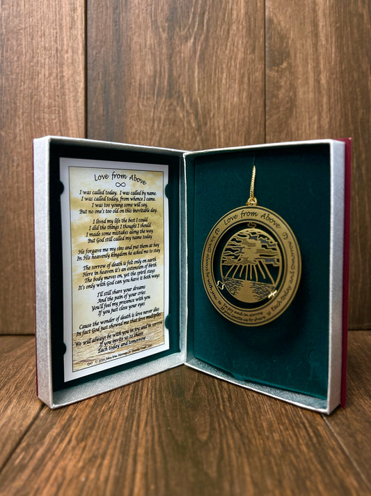 Memorial Ornaments – Engraved Metal Keepsakes