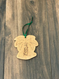 Palm Tree w/ Christmas Lights Ornament