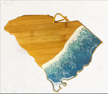 Customizable Resin Art Acacia Wooden Cutting Boards