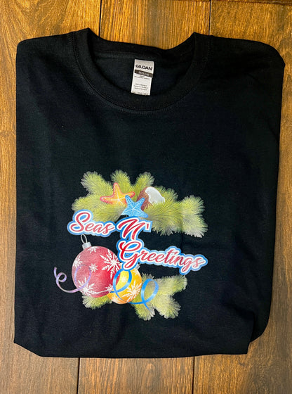 “Seas N’ Greetings” - Christmas Shirt