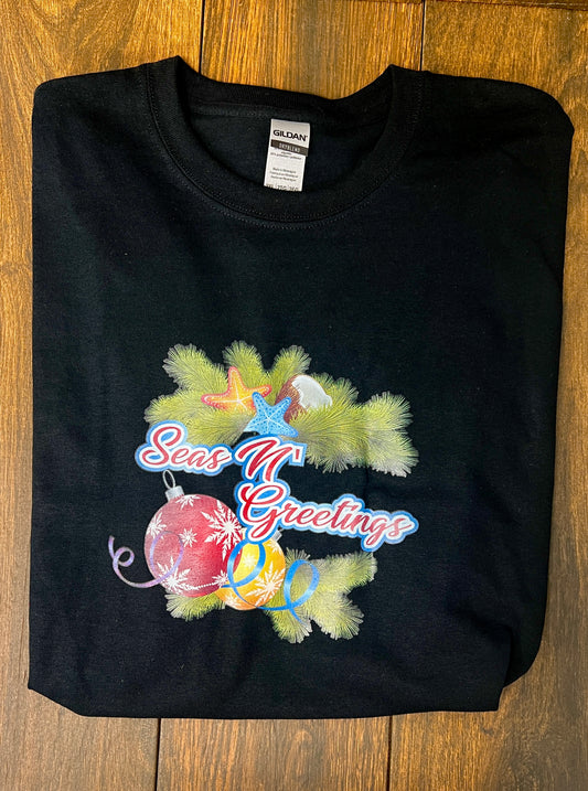“Seas N’ Greetings” - Christmas Shirt