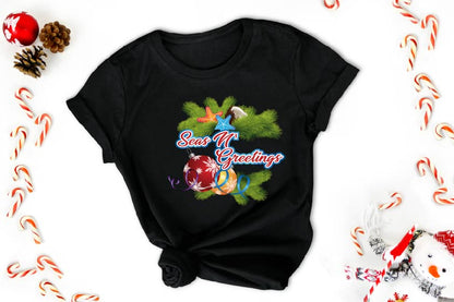 “Seas N’ Greetings” - Christmas Shirt