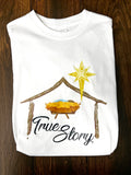 Nativity "True Story" - Christmas Shirt